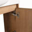 Meuble-lavabo mural de 26 po avec lavabo en céramique blanche et porte à fermeture en douceur, contreplaqué, emballage KD-1479974729-1479974728