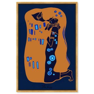 The Kiss Canvas by Art Remedy