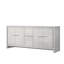 80 po Meuble-lavabo double avec comptoir en quartz blanc - structure en bois massif, fermeture en douceur, égratignures et taches, armoires de rangement spacieuses 80 x 20, plateau de rangement, grande surface-894412006