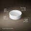 Vox® Vitreous China Circular Vessel Bathroom Sink with Overflow-11889220
