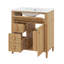 Ensemble de meuble-lavabo 30 po avec lavabo, armoire de rangement moderne avec 2 tiroirs et un tiroir basculant-650864622