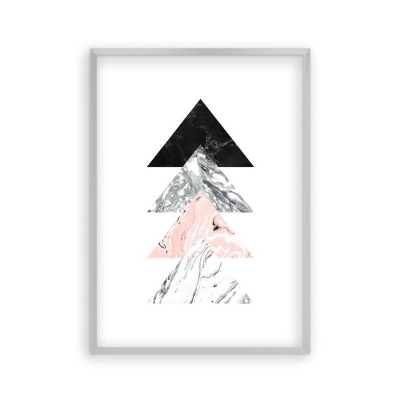 Print, Matt Silver Frame, 41 cm H x 31 cm W x 2.5 cm D