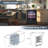 24-inch 210 Can Freestanding/Built-in Beverage Cooler - Energy Efficient, Quiet, Home Bar Fridge with Safety Lock-114466751