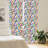 Geometric Semi-Sheer Rod Pocket Curtain Panels-45075814