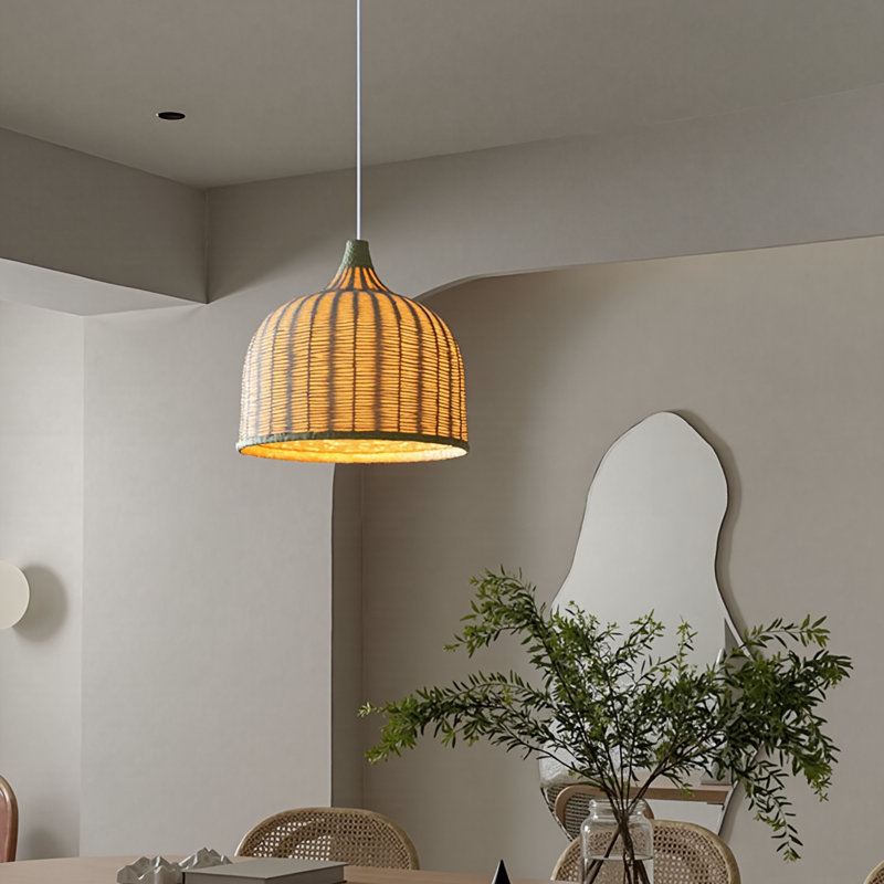 Luminaire suspendu en forme de dôme simple Owatonna, H 15,74 po x l 15,74 po x P 15,74 po
