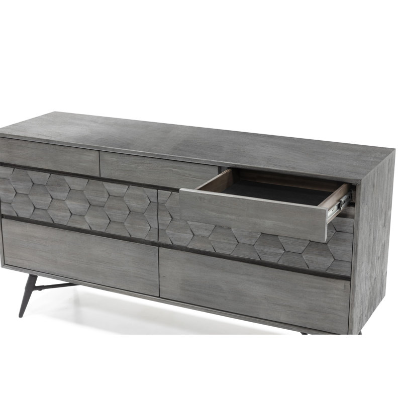 Commode 6 tiroirs l 18 po