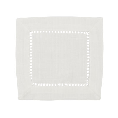 Rowles Hemstitched Border Dinner Napkin