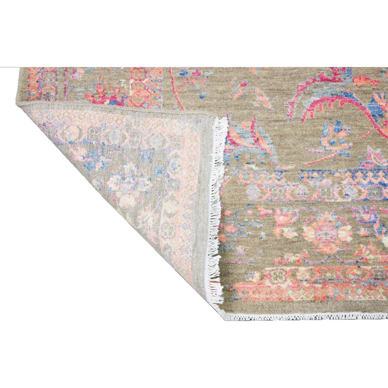 Floral Area Rug, Rectangle 6' x 9'