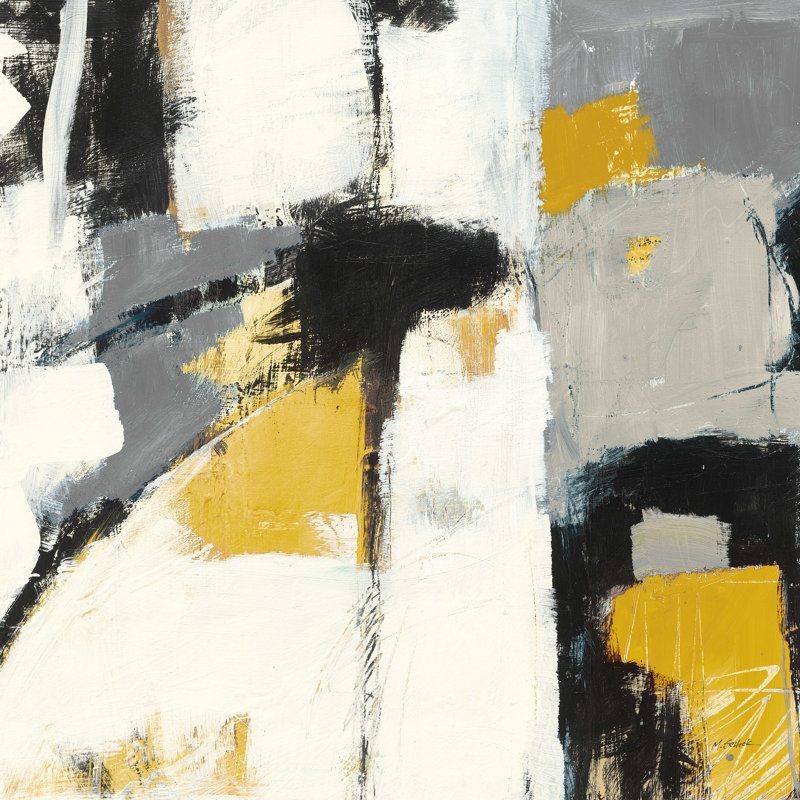 Rhianne Catalina I Yellow by Mike Schick - Wrapped Canvas Print, 12" H x 12" W, No Mat, Wrapped Canvas
