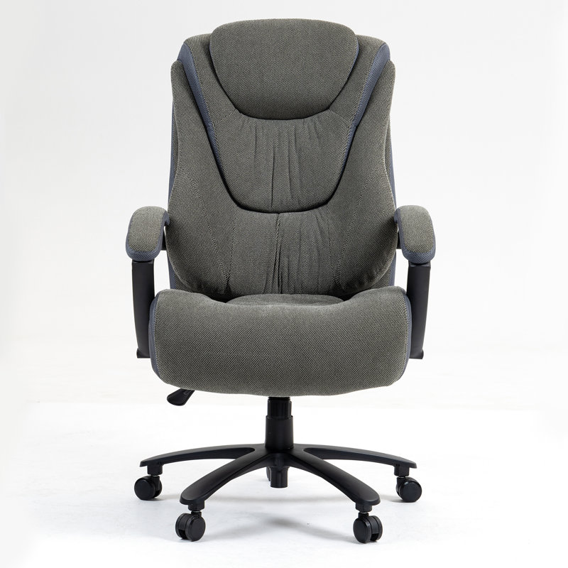 Chaise de bureau en coton Skin, Grey