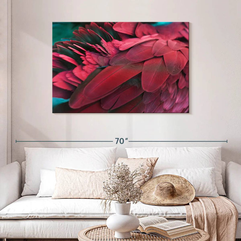Brampt Feather, 30'' H x 45'' W