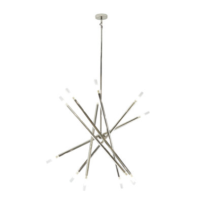 Lustre contemporain en métal