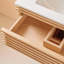 Meuble-lavabo mural simple 30 po avec lavabo en céramique