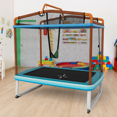 Crissman Freeport Park 190cm ft x 124cm ft Rectangle Kid / Toddler Trampoline