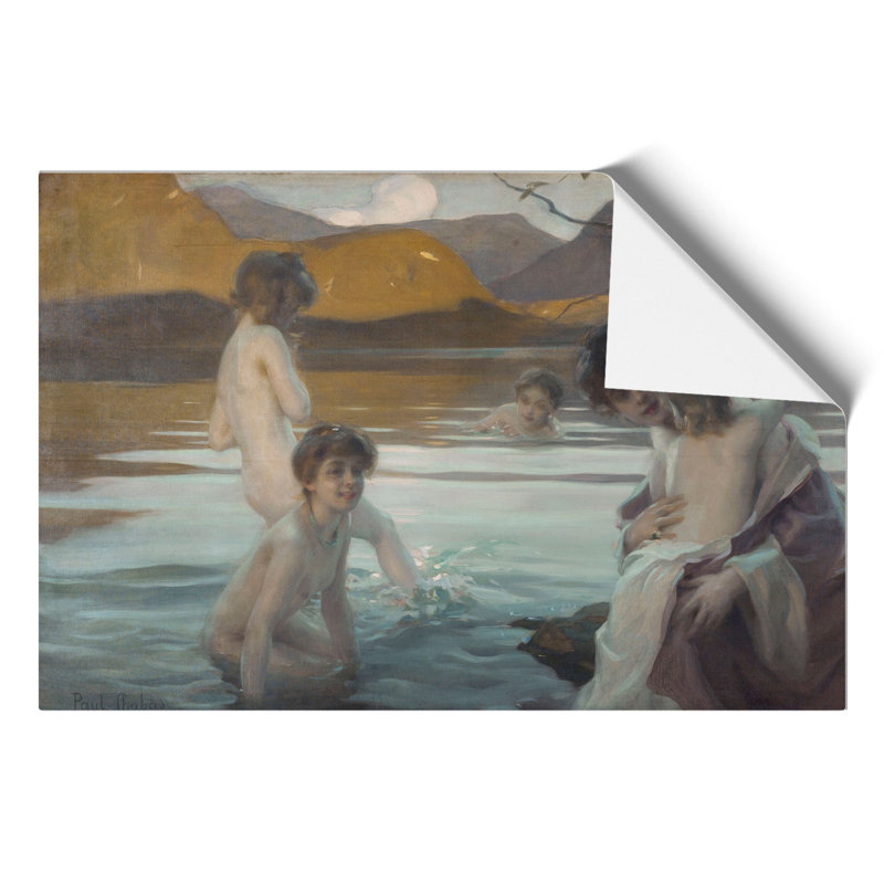 First Bath by Paul Chabas - Frameless Print, 21cm H x 30cm W x 0.1cm D