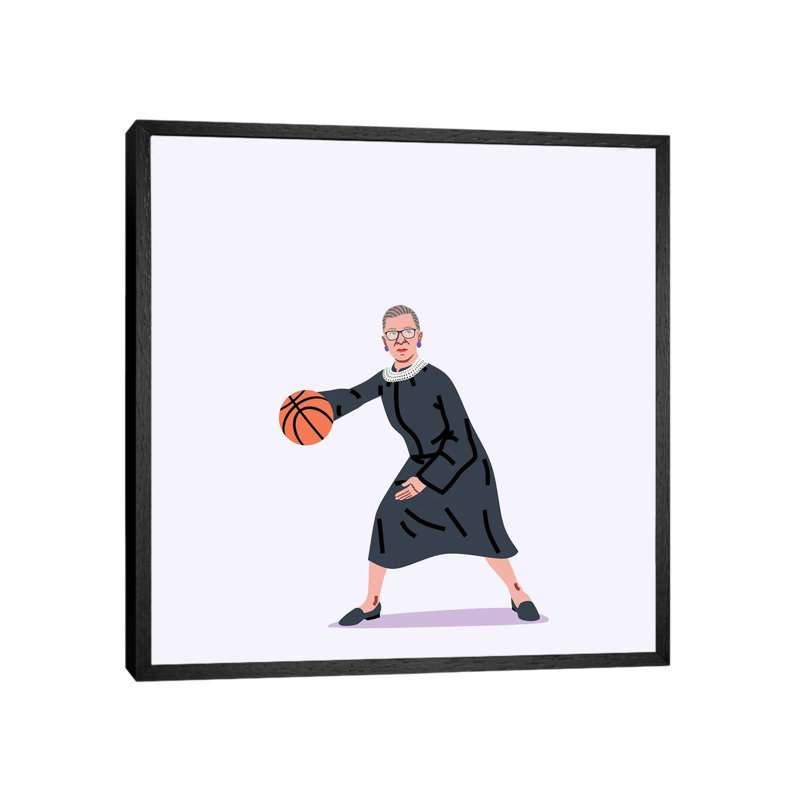 Balling Ruth 1 Piece Wall Art on Canvas, 66.04 cm H x 66.04 cm W, Black Framed
