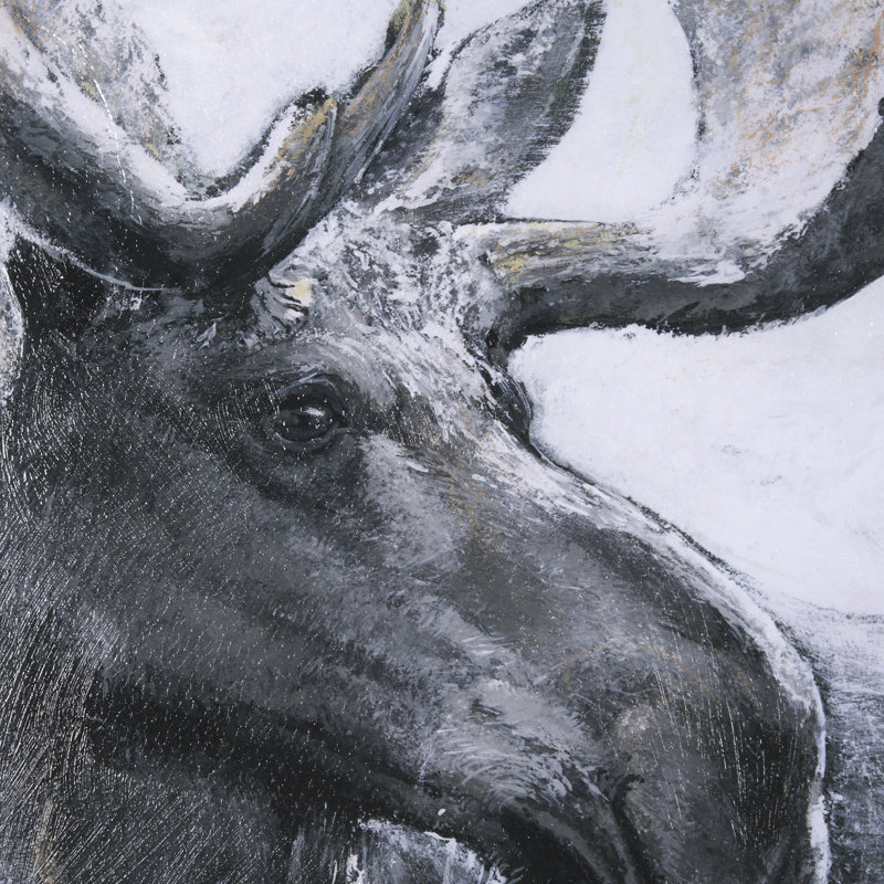 «Animal Portrait», reproduction d'art encadrée à la main avec passe-partout, Portrait d'animal I