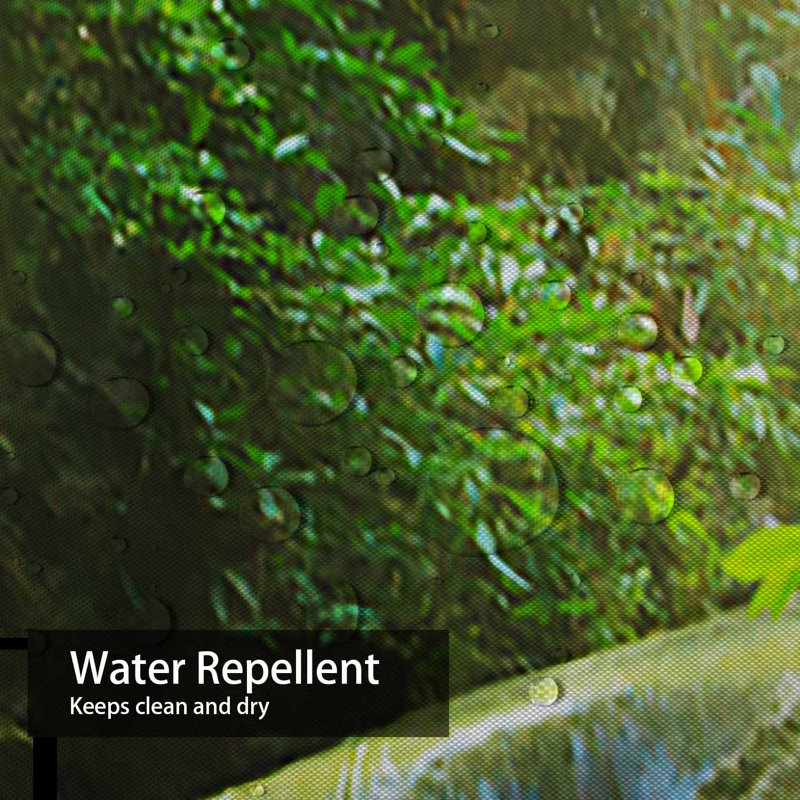 Rideau de douche vert eau serein avec 12 crochets Erawan Waterfall National Park, L 72 po x l 78 po
