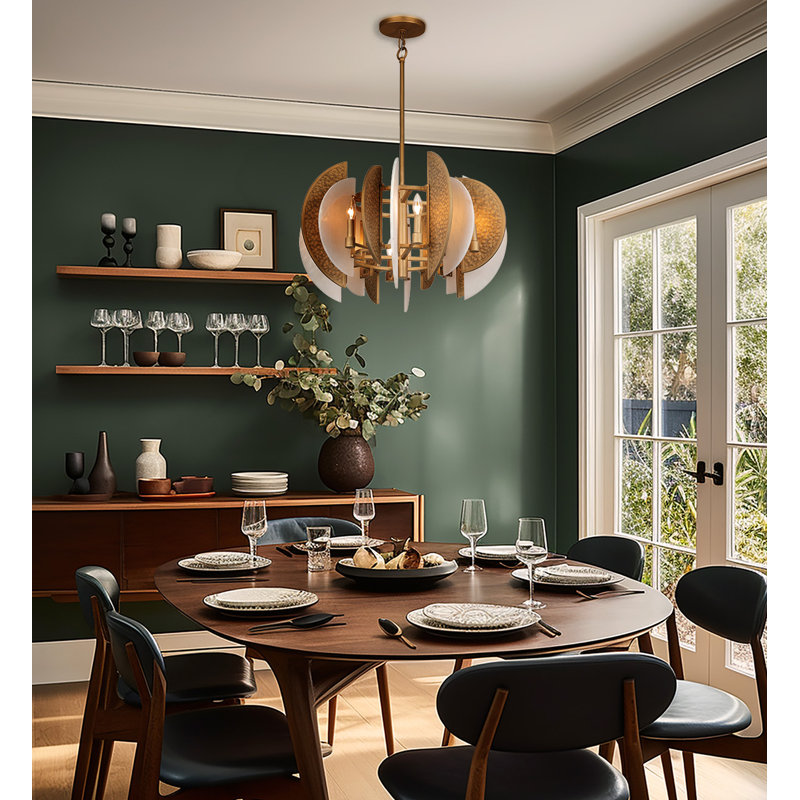 Brayden Studio® Geraldean - 8 Light Pendant In Ashen Gold Finish