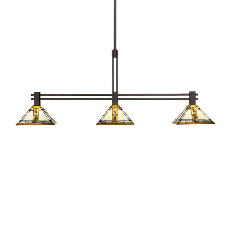 72" Long Nevada 3 Light Island Pendant