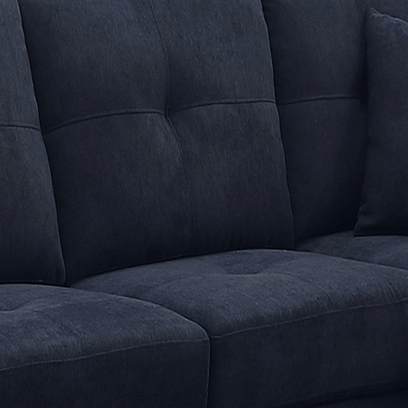 Canapé modulaire, bleu foncé, Bleu très foncé