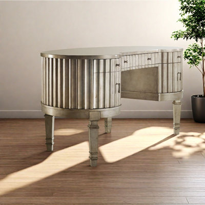 Bureau de style américain en bois massif de luxe clair
