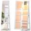Armoire à bijoux pivotante à 360 ° avec miroir pleine longueur-426992764