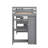 Twin Size Loft Bed With 4 Drawers,Desk,Shelves And Stairs-1940101164