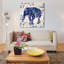 Painted Elephant II by Katrina Craven - Wrapped Canvas Print-49993168