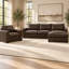 Novella Heirloom Quality RAF Chaise in Buttery Soft 100% Top Grain Leather, Made to Order-1489679840