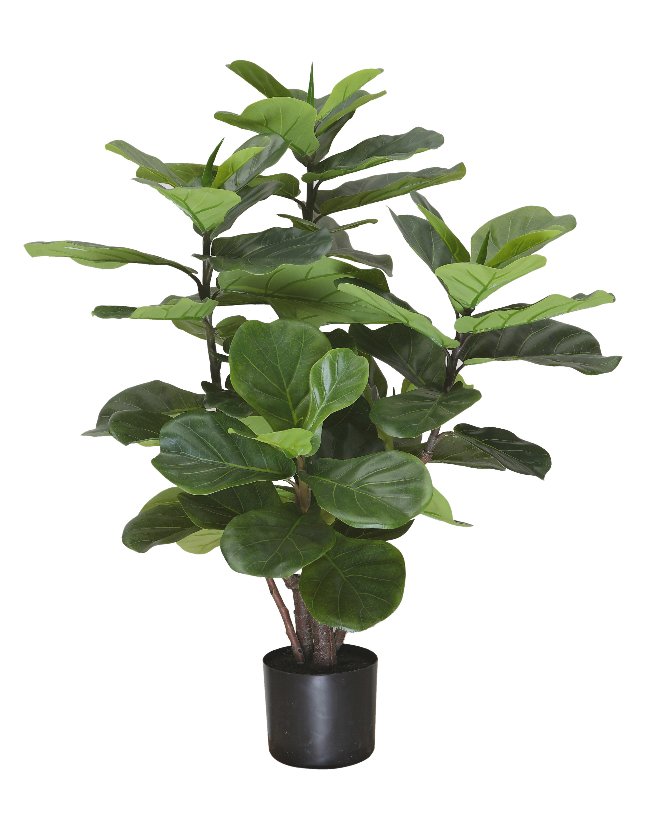 Primrue 24'' Faux Fiddle Leaf Fig Tree In Pot 