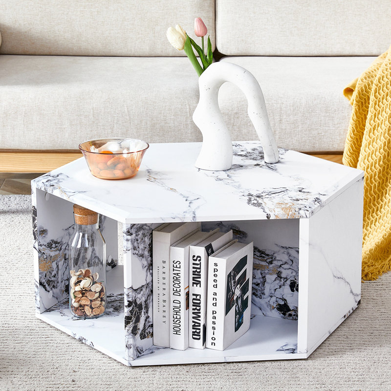 Table basse Melinja, Blanc