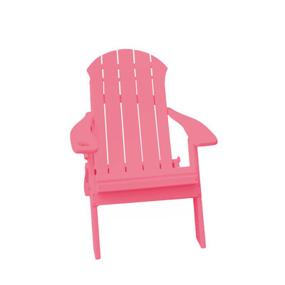 Woden Resin Folding Adirondack Chair