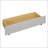 Full Size Upholstered Platform Bed With Brick Pattern Headboard And Storage