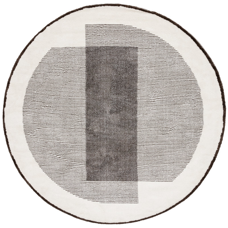 Leisl Performance Geometric Rug, Round 6'