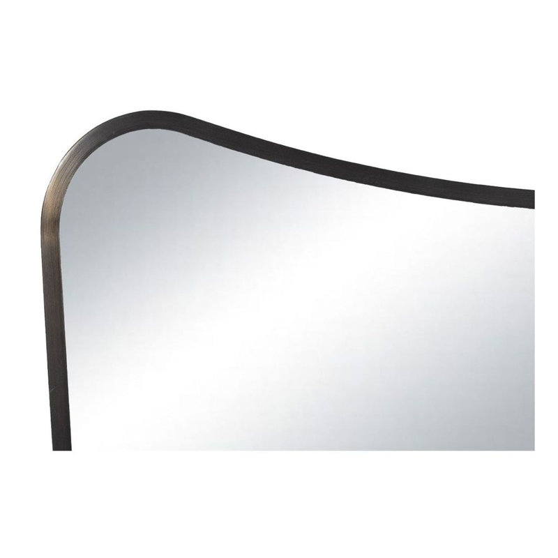 Iris Brass Framed Wall Mirror, 40" x 29"