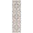 Hand Tufted Wool/Cotton Damask Rug in Gray/Beige-454958781