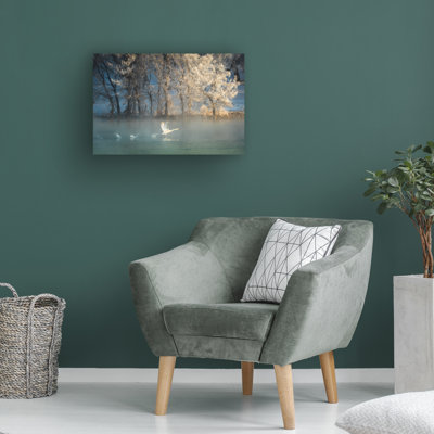 Bolog C. Mei Spirit Of A Swan Canvas Art