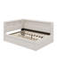 Lit plateforme double avec ports USB et ceinture à DEL, avec lit gigogne-114344618