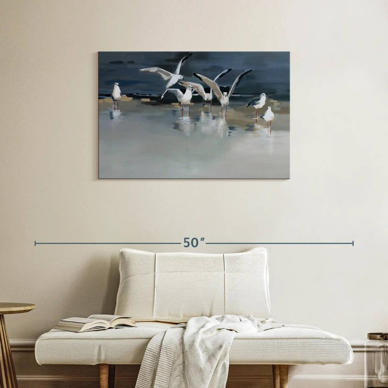 Seagulls Serenity, 24" H x 36" W