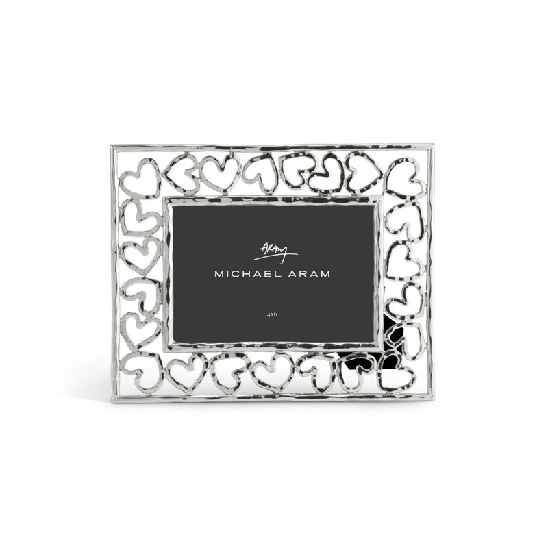 Heart Frame, 4" x 6", Gold