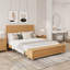 Lit-bateau haut en bois massif avec espace de rangement de 64 po-1494389545-1494389590