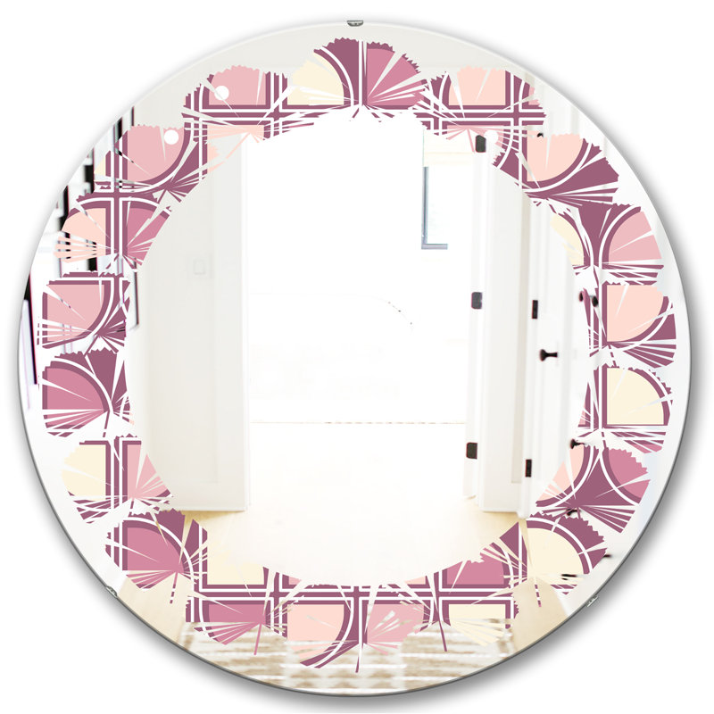 Miroir mural Desing Leaves, 31,5 po x 31,5 po