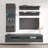 Lineville Floating Entertainment Center for TVs up to 70"-473289901