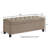 Upholstered tufted button storage bench-1504150288