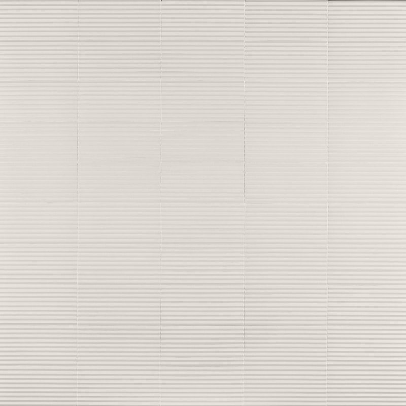 Ardor Linear 4.7 in. x 9.7 in. 3D Fluted Metallic Porcelain Subway Wall Tile (6.32 Sq. Ft. / Case), White