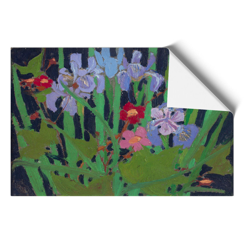 Wild Flowers by Tom Thomson - No Frame Painting, 21cm H x 30cm W x 0.1cm D