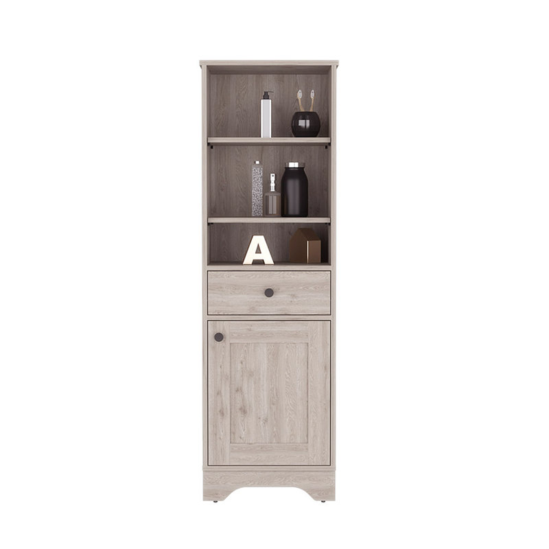 Armoire décorative, un tiroir, une armoire, Gris