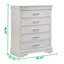 Commode moderne 5 tiroirs en bois-455281653