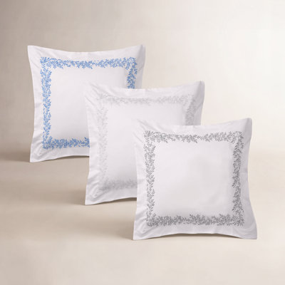 Avie Cotton No Floral Sham Set